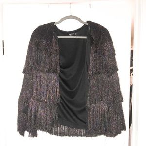 NASTY GAL fringe jacket